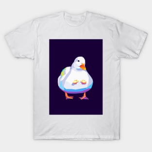 Cute Duck Wpap Pop Art T-Shirt